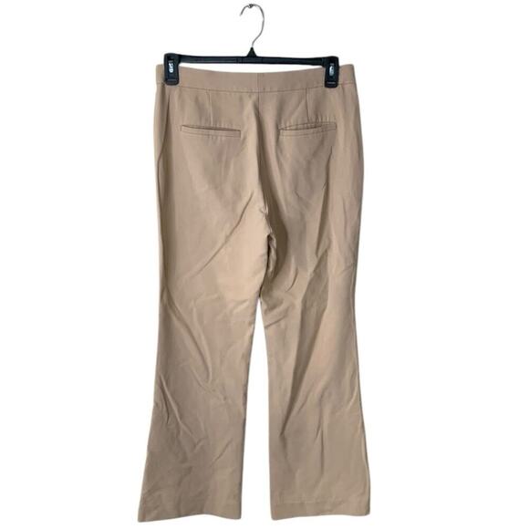 Ann Taylor Chino Pants Women 8 Flat Front Stretch Performance Golf Golfer Preppy - Picture 2 of 9